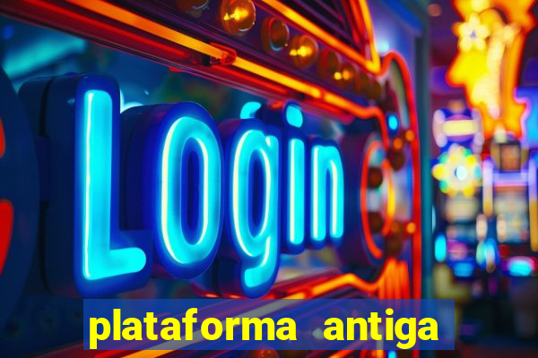 plataforma antiga de jogos